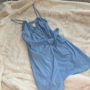 Lost & Wander Blue Wrap Dress! Never worn with tags!